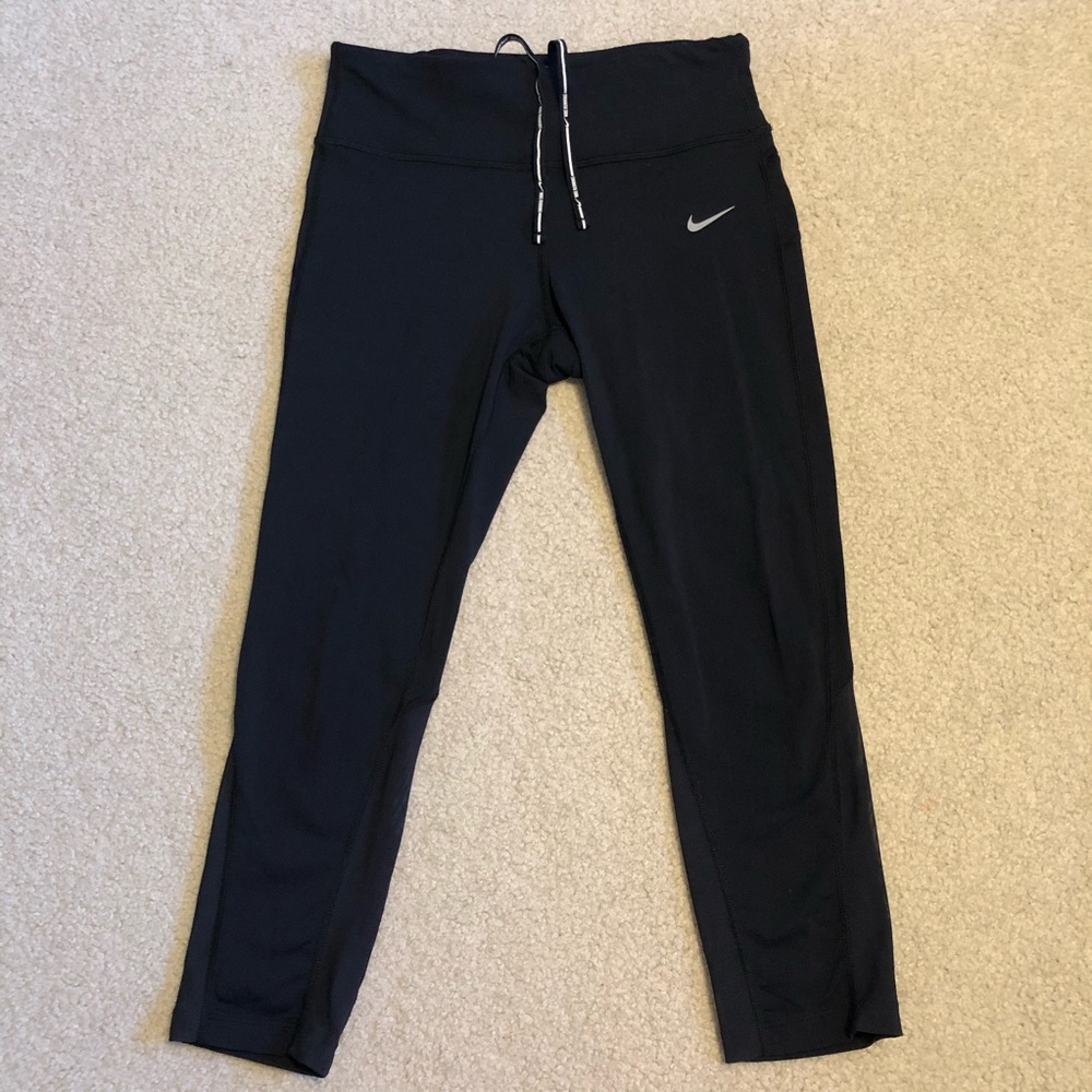 Nike Dri Fit Mesh Cropped Leggings